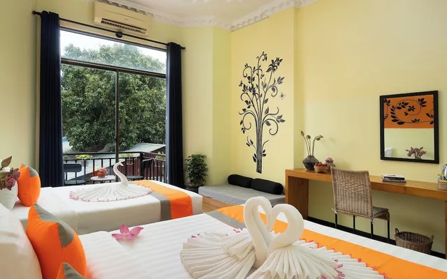 Deluxe, Family, 1 King and 1 Single Beds, Balcony, Central Indochine D Angkor Hotel 6/10