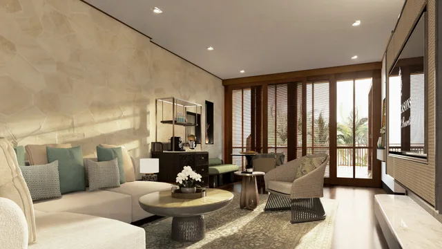جناح بريميير بسرير كينج، Four Seasons Resort Bali at Sayan 2/3