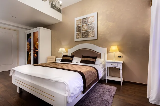 غرفة بسرير مزدوج بإطلالة على البحر بشرفة، Heritage Hotel Forza 2/10