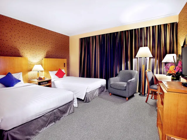 غرفة قياسية بسريرين منفصلين، Beijing XinQiao Hotel 2/2