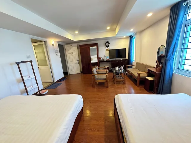 غرفة ديلوكس عائلية بسرير كوين وسرير فردي، A25 Hotel - No. 137 Nguyen Du 8/10