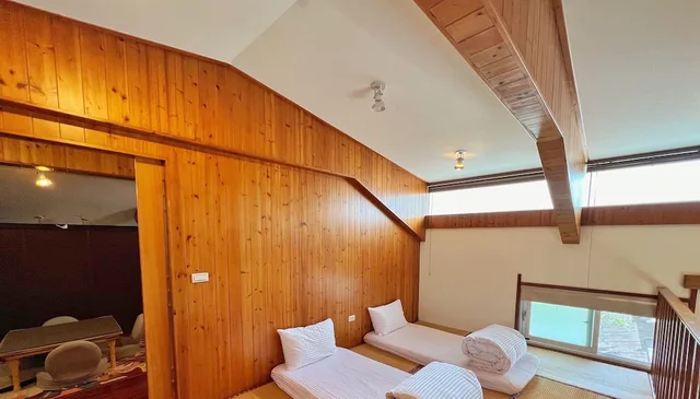 غرفة يابانية عائلية بفراش فوتون، Liduo I-Think Resort 5/10