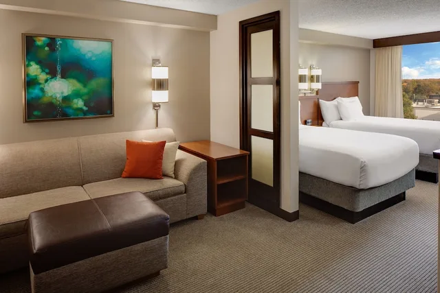 غرفة بسريرين مزدوجين في طابق مرتفع، Hyatt Place Princeton 1/4