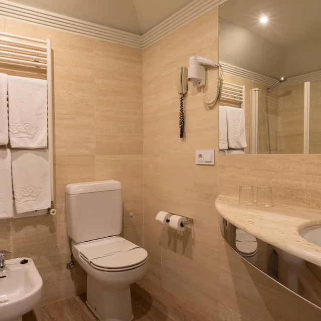 غرفة خارجية بريميوم بسرير كينج، Hotel Corona de Castilla Burgos 5/5