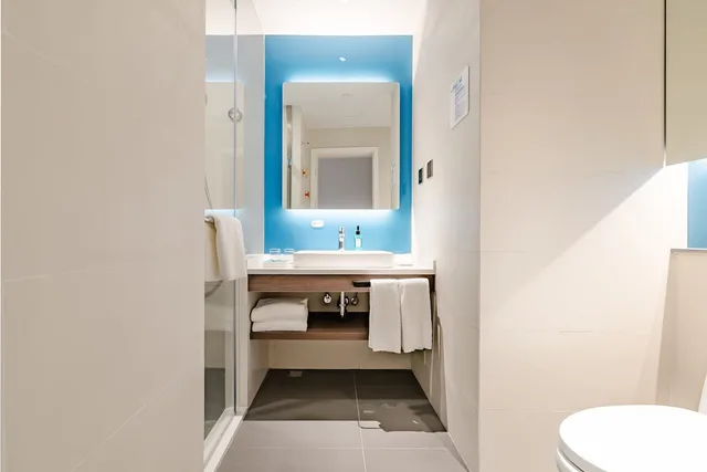 غرفة قياسية بسرير كينج بإطلالة على المدينة، Holiday Inn Express Taian City Center 5/6