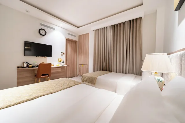 Inner, Deluxe, Twin Beds, with View, Bathtub، Nicecy Hotel Suites Spa 8/10