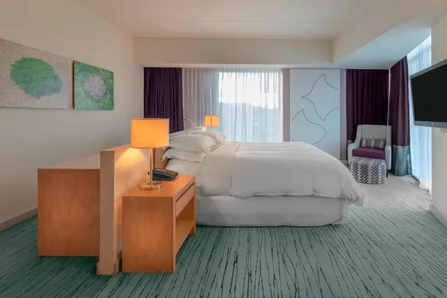 غرفة كبيرة بسرير كينج بإطلالة على الجبل، Sheraton San Jose Hotel Costa Rica 1/7