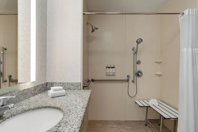 غرفة قياسية بسرير كينج لذوي الإعاقة، Holiday Inn Express And Suites Ironton 8/9