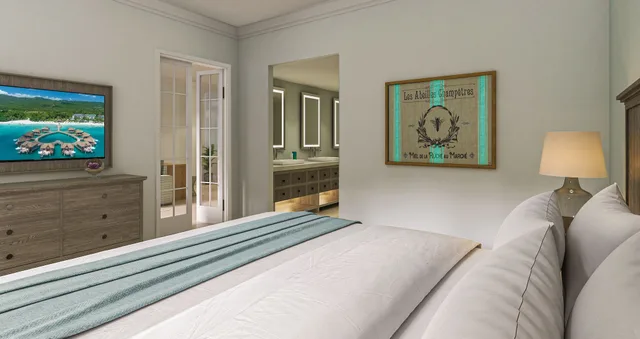 1 Bedroom, Honeymoon, West Bay, Suite, King Bed, Ocean View, Butler, Sandals Royal Bahamian - Adults Only 4/8