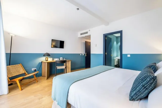 غرفة بسريرين منفصلين بإطلالة على البحر، Hotel Soho Boutique Las Vegas 6/8