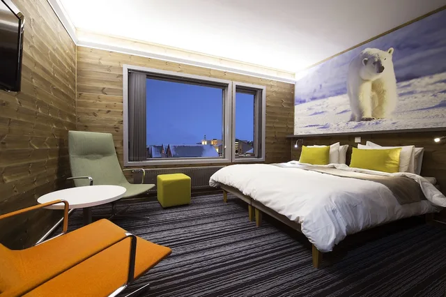 غرفة قياسية بسرير مزدوج، Svalbard Hotel 1/12