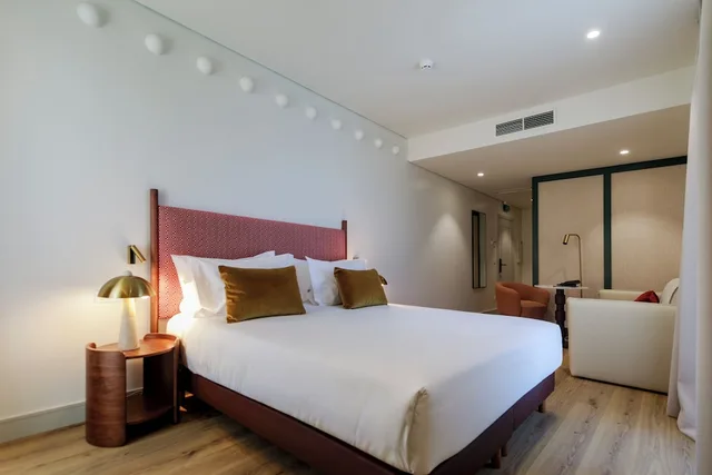 غرفة عائلية بسرير مزدوج مع أريكة، Casa Falcao Boutique Hotel by Aspasios 1/9