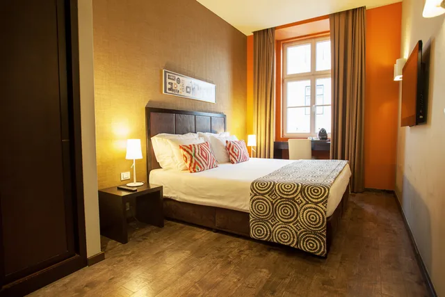 غرفة بسرير مزدوج أو سريرين منفصلين بإطلالة على المدينة، Internacional Design Hotel 3/6