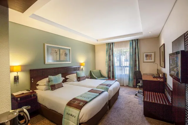 غرفة قياسية بسريرين منفصلين لغير المدخنين، City Lodge Lynnwood 2/2