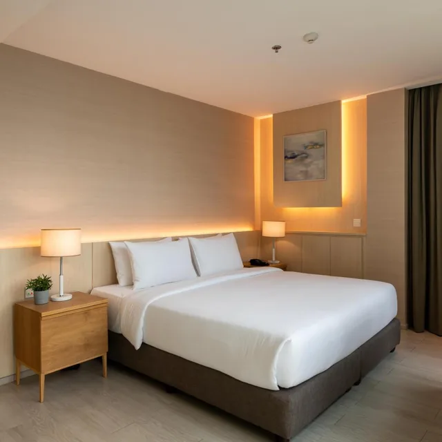 غرفة بسرير كينج بإطلالة على الحديقة، Jasmine 59 Hotel 1/7