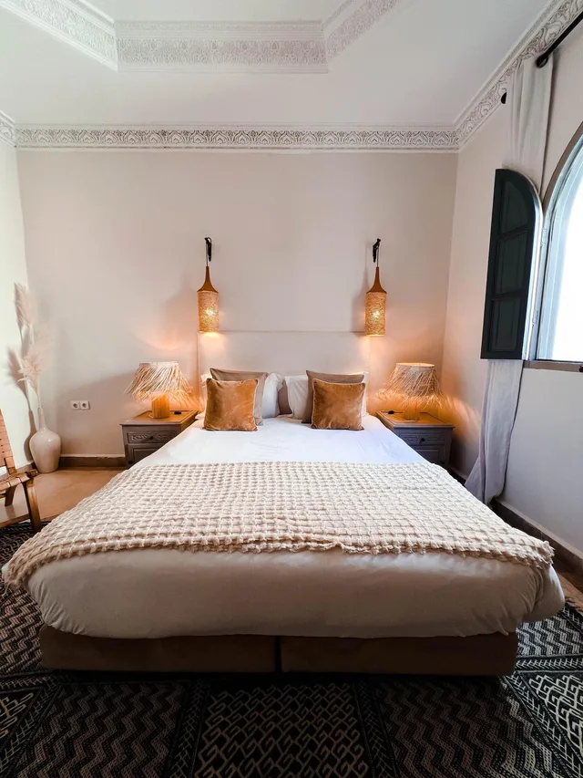 Deluxe, Double or Twin Bed, Courtyard Area، Riad Jonan 6/10