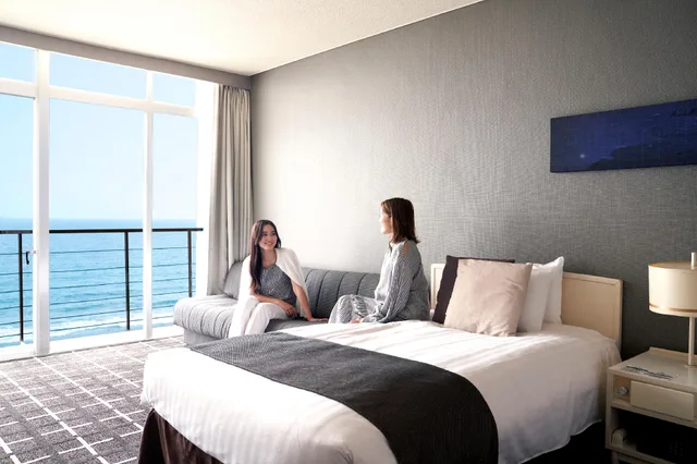 Semi Room, 2 Semi Double Beds, Ocean View, Sofa, Top Floor، Shimoda Prince Hotel 2/2