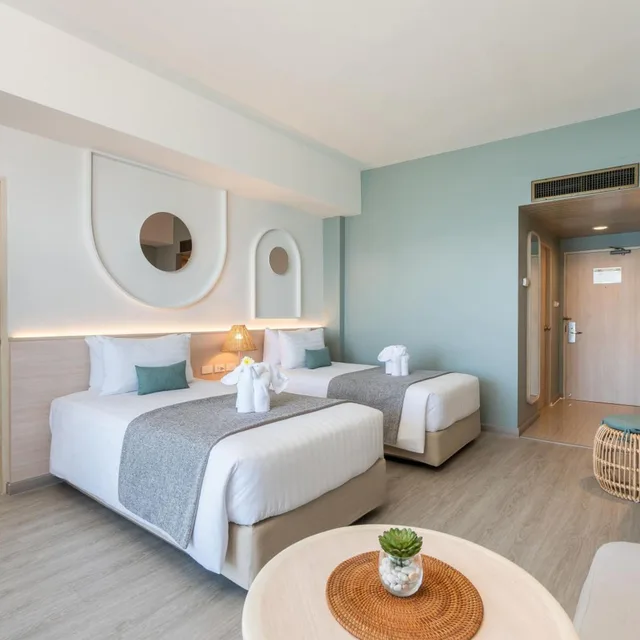 جناح عائلي بإطلالة على البحر، COSY BEACH HOTEL 4/10