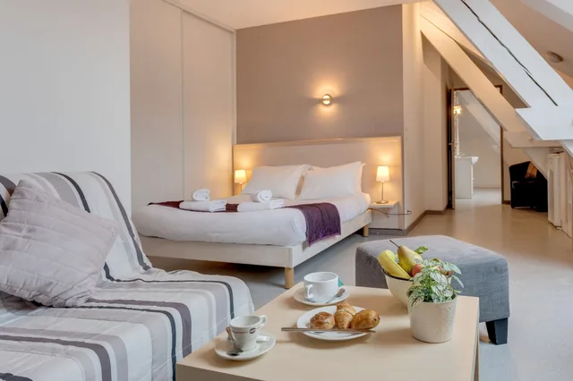 استوديو سوبيريور بسرير مزدوج، Residhotel Central Gare 3/6