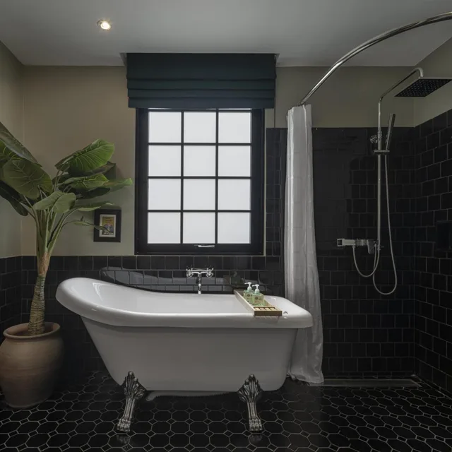 غرفة بسرير كينج بحمام خاص، Thomas Bangkok Hotel 6/10