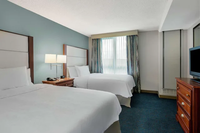 غرفة بسريرين كوين بغرفة نوم واحدة، Homewood Suites by Hilton Seattle Downtown 2/4