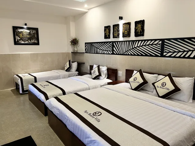غرفة عائلية بسريرين كينج وسرير فردي، Ngo House 2 Villa 4/8
