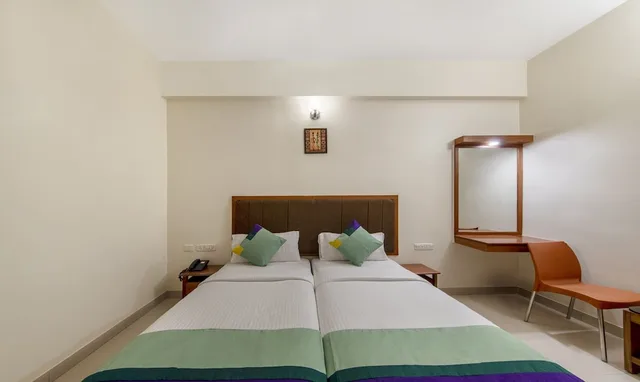 غرفة ديلوكس بسريرين منفصلين، Treebo Trend Sam Residency 10/10