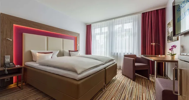 غرفة بسرير مزدوج بإطلالة على المدينة، Best Western Plus Hotel Stadtquartier Haan 2/7