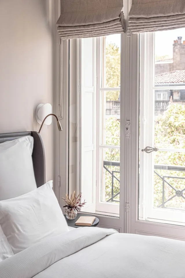 غرفة ديلوكس بسرير كينج، Villas Foch Boutique Hotel and Spa Bordeaux 2/3