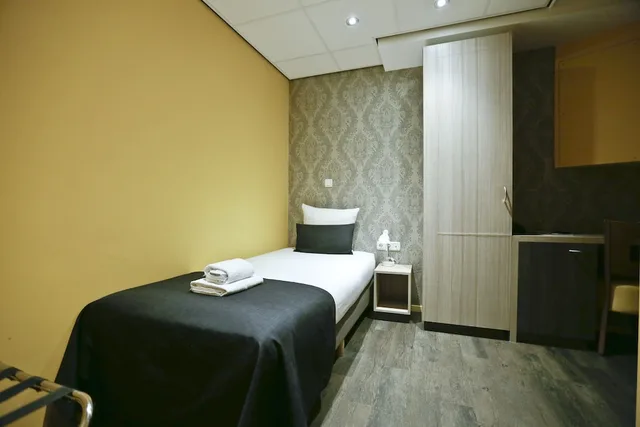 غرفة قياسية مفردة بسرير فردي، City Hotel Amsterdam 2/6