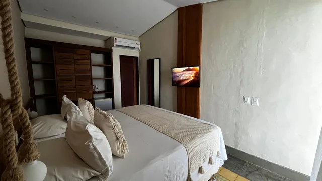 غرفة قياسية بسرير مزدوج بإطلالة على البحر، Hotel Da Pipa 6/10