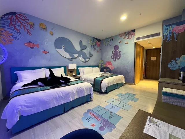 غرفة عائلية بسريرين كوين، Fullon Hotel Fulong 1/1