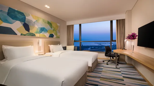 غرفة سوبيريور بسريرين منفصلين، Holiday Inn Express Suzhou Taihu Lake 1/2