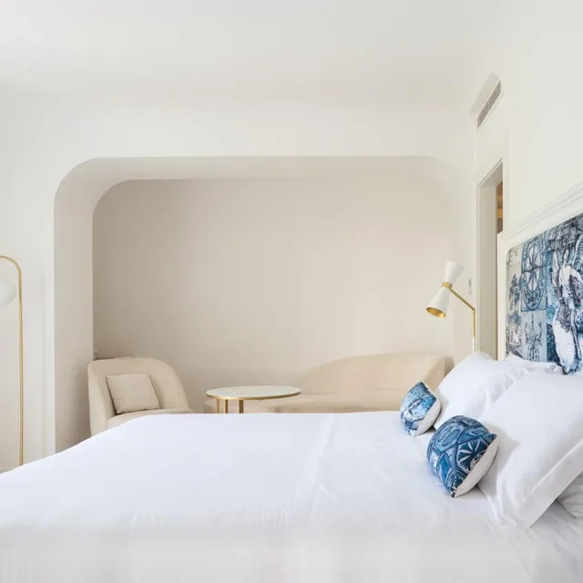 غرفة ديلوكس بإطلالة على الحديقة، La Residenza Capri 5/9