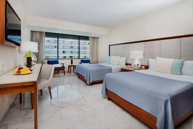 غرفة ديلوكس بسريرين مزدوجين، Park Royal Beach Cancun - All Inclusive 2/2