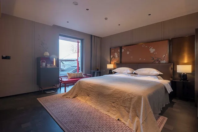 غرفة سيغنتشر بسرير كوين بإطلالة على الفناء، Hutong Moli Hotel 2/8