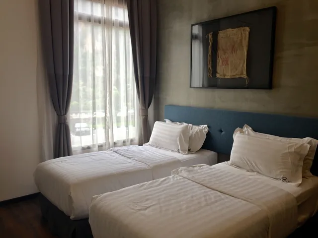 غرفة سوبيريور بسريرين منفصلين بإطلالة على الجبل، Merton Hotel Ipoh 1/2