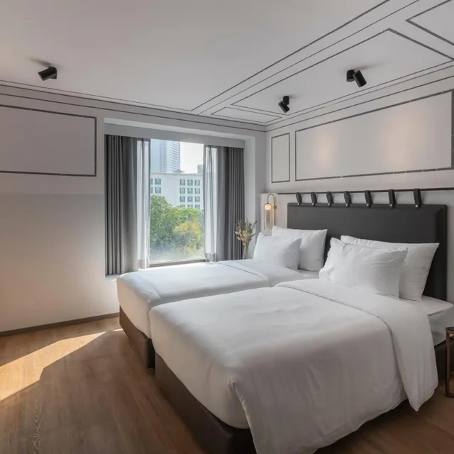 غرفة ديلوكس بسرير فردي، Passa Hotel Bangkok 3/9