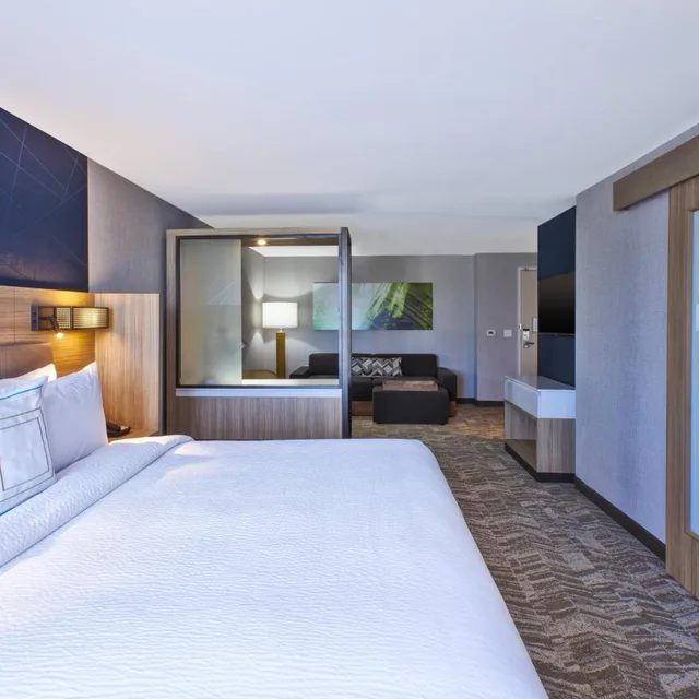 جناح بسرير كينج مع سرير سحّاب إضافي مع أريكة، SPRINGHILL SUITES BENTON HARBOR ST. JOSEPH 1/4