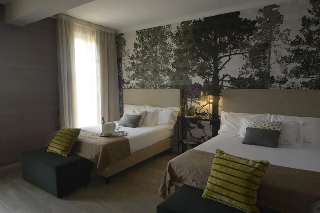غرفة ديلوكس بسرير مزدوج أو سريرين منفصلين بشرفة، Villa Cappugi 4/6