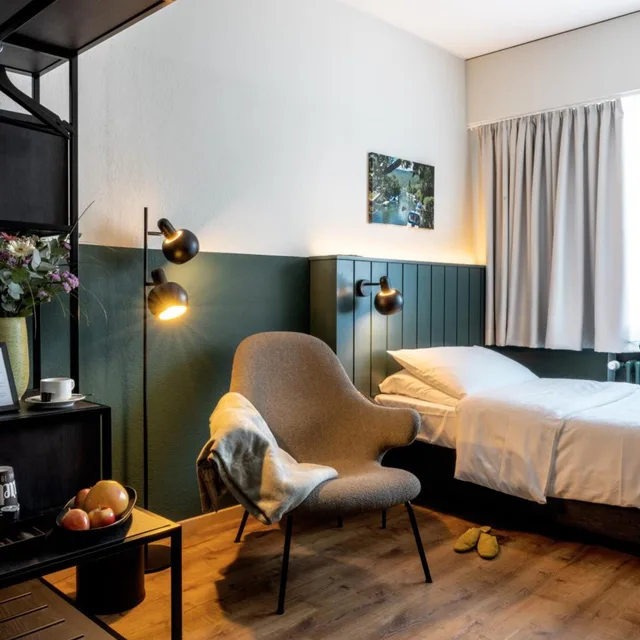 غرفة اقتصادية مفردة، City Hotel Biel Bienne 2/9