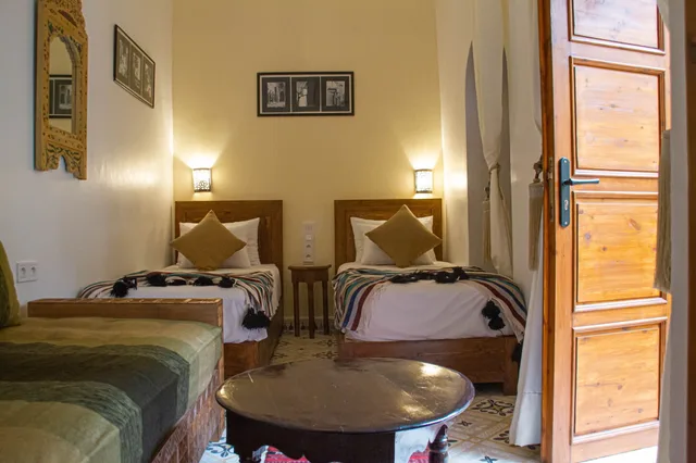 غرفة بسريرين منفصلين، Riad Dar Tamlil 1/1