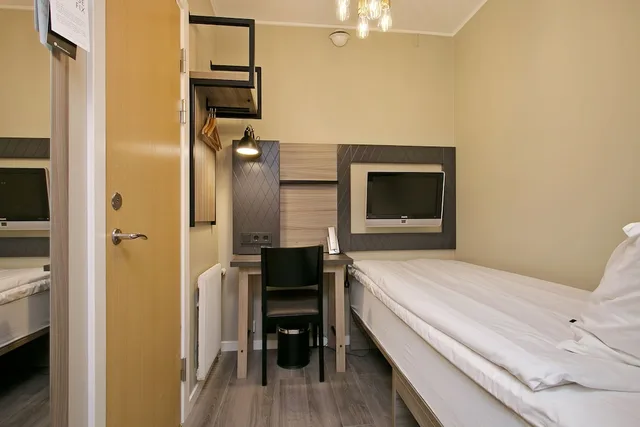 كابينة بسرير فردي، First Hotel Brommaplan 1/4