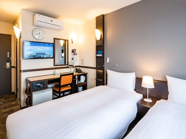 غرفة اقتصادية بسريرين منفصلين للمدخنين، Toyoko Inn Chubu International Airport No.2 3/4
