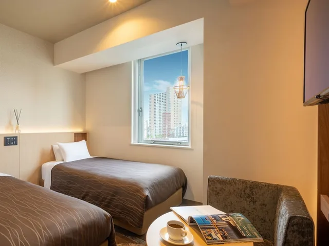 Renovated, Compact, Twin Beds, Smoking، Sendai Washington Hotel 1/3