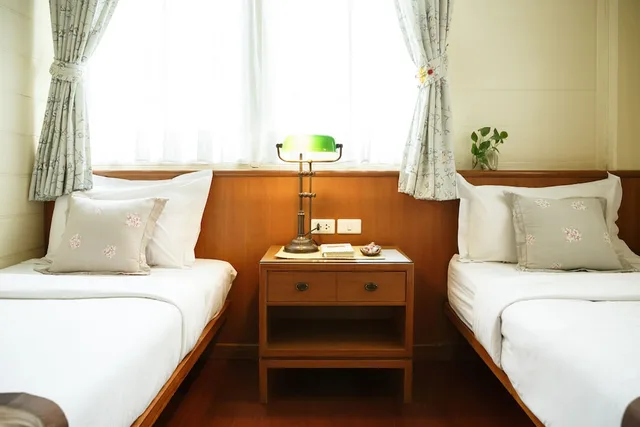 غرفة بسريرين منفصلين، Baan Dinso Hostel 2/3