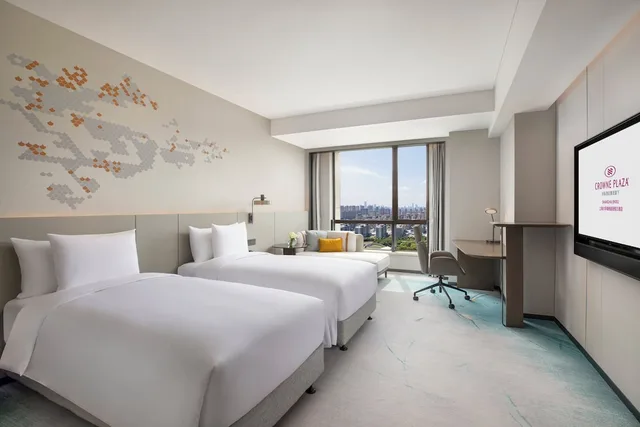 غرفة قياسية بسريرين منفصلين، Crowne Plaza Shanghai Jinxiu by IHG 1/2