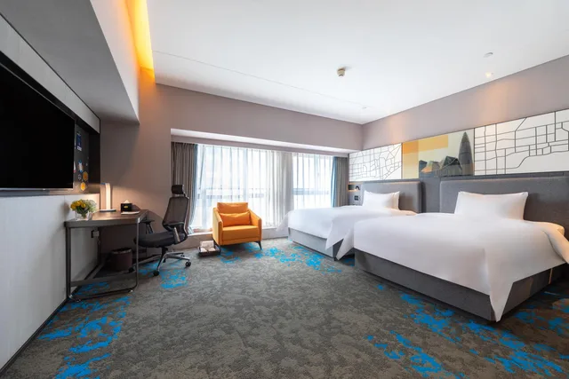 غرفة سوبيريور بسريرين منفصلين، Hampton by Hilton Shenzhen Dongmen 1/1