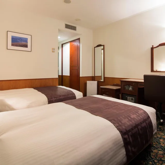 غرفة قياسية بسريرين منفصلين، Premier Hotel Cabin Obihiro 7/8