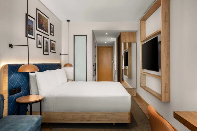 غرفة بسرير كينج بإطلالة على المدينة، Hilton Garden Inn Baku 5/10